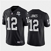 Nike Raiders 12 Zay Jones Black 2020 Inaugural Season Vapor Untouchable Limited Jersey Dzhi,baseball caps,new era cap wholesale,wholesale hats